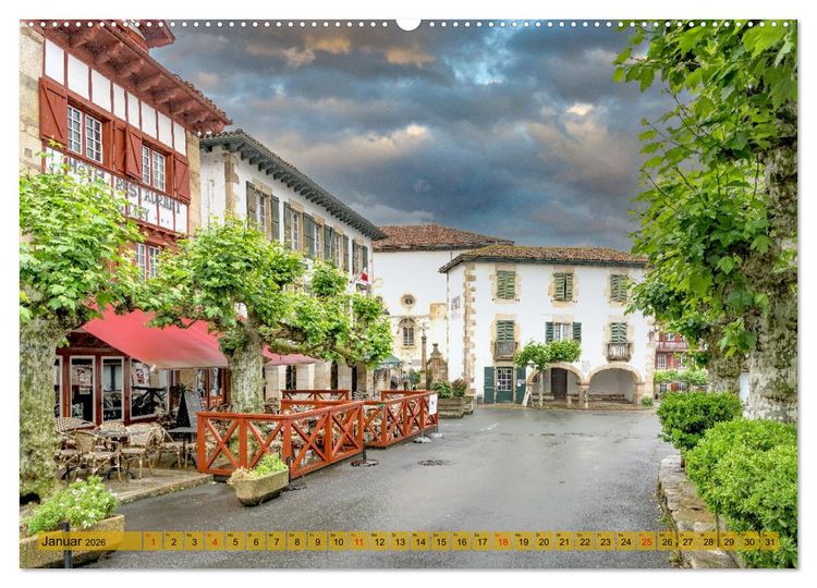 Produktbild: Das Baskenland (hochwertiger Premium Wandkalender 2026 DIN A2 quer), Kunstdruck in Hochglanz