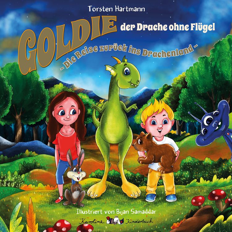 Produktbild: Goldie der Drache ohne Fl&uuml;gel