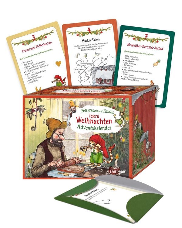 Produktbild: Pettersson und Findus feiern Weihnachten. Adventskalender
