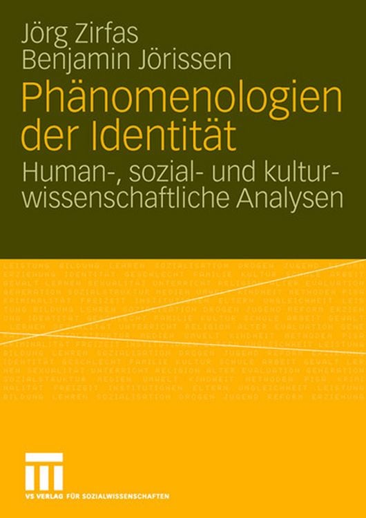 Produktbild: Ph&auml;nomenologien der Identit&auml;t