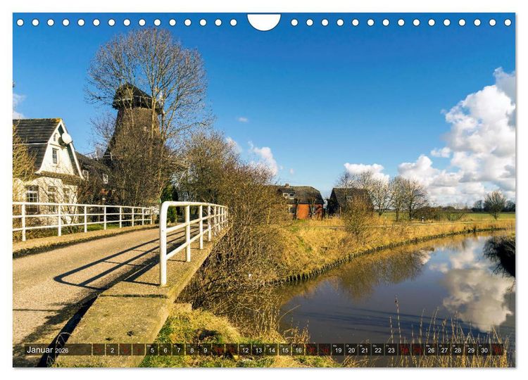 Produktbild: KRUMMH&Ouml;RN Achtzehn Warfend&ouml;rfer plus ein Fischerdorf (Wandkalender 2026 DIN A4 quer), CALVENDO Monatskalender