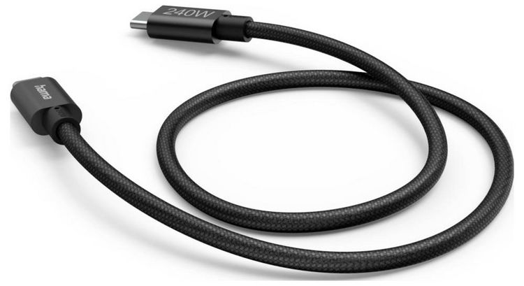 Produktbild: Hama USB-C&reg; Kabel USB 3.2 Gen1 USB-C&reg; Stecker 1.5m Schwarz 00201702