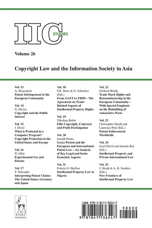 Produktbild: Copyright Law and the Information Society in Asia