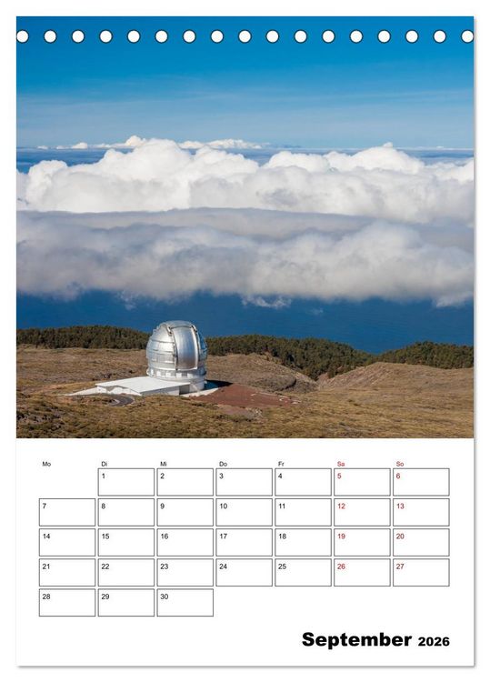 Produktbild: Wanderparadies La Palma (Tischkalender 2026 DIN A5 hoch), CALVENDO Monatskalender