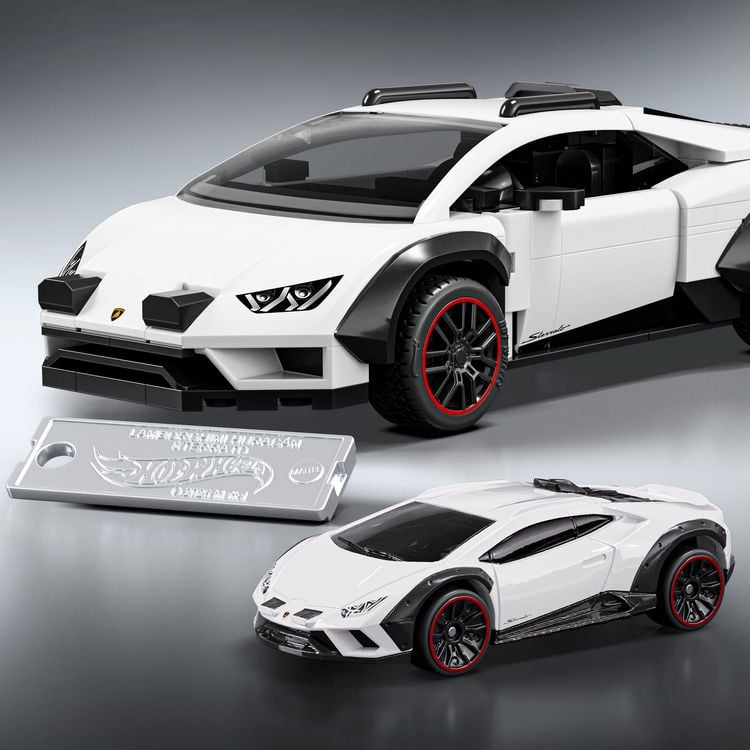 Produktbild: Mattel Brick Shop HW Speed Lambo.JHG75
