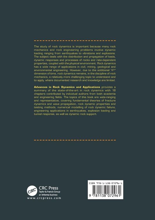 Produktbild: Advances in Rock Dynamics and Applications
