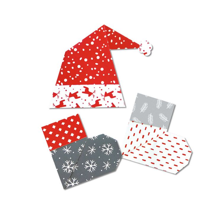 Produktbild: URSUS 120 Faltbl&auml;tter "Nordic Christmas", 15 x 15 cm