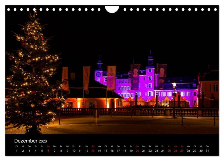 Produktbild: Schwetzingen - Ein Spaziergang durch die Perle der Kurpfalz (Wandkalender 2026 DIN A4 quer), CALVENDO Monatskalender