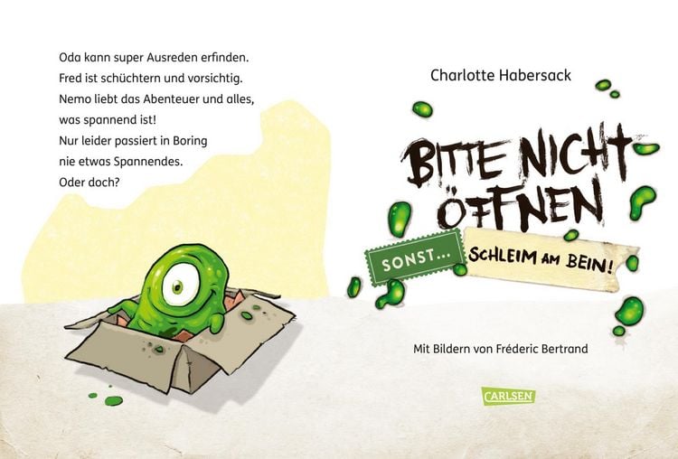 Produktbild: Bitte nicht &ouml;ffnen, sonst ... 2: Schleim am Bein!