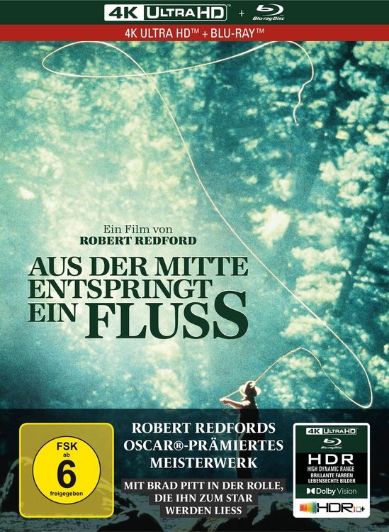 Produktbild: Aus der Mitte entspringt ein Fluss - 2-Disc Limited Collector's Edition im Mediabook (+ Blu-ray 2D)