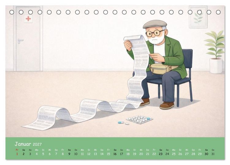 Produktbild: Ich bin noch nicht fertig - Opa Edition (Tischkalender 2027 DIN A5 quer), CALVENDO Monatskalender