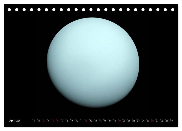 Produktbild: Sonne, Monde und Planeten (Tischkalender 2026 DIN A5 quer), CALVENDO Monatskalender
