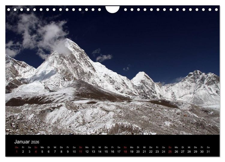 Produktbild: Die sch&ouml;nsten Berge des Khumbu Himal (Wandkalender 2026 DIN A4 quer), CALVENDO Monatskalender