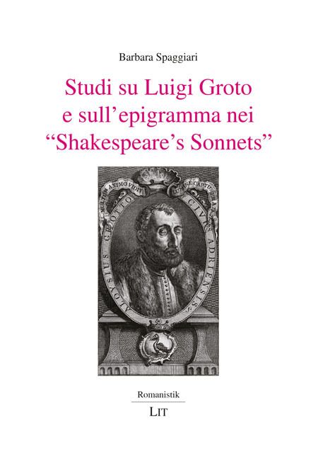 Produktbild: Studi su Luigi Groto e sull'epigramma nei "Shakespeare's Sonnets"
