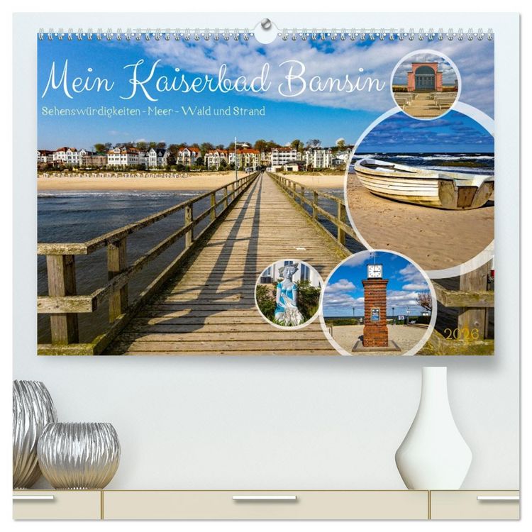 Produktbild: Mein Kaiserbad Bansin (hochwertiger Premium Wandkalender 2026 DIN A2 quer), Kunstdruck in Hochglanz