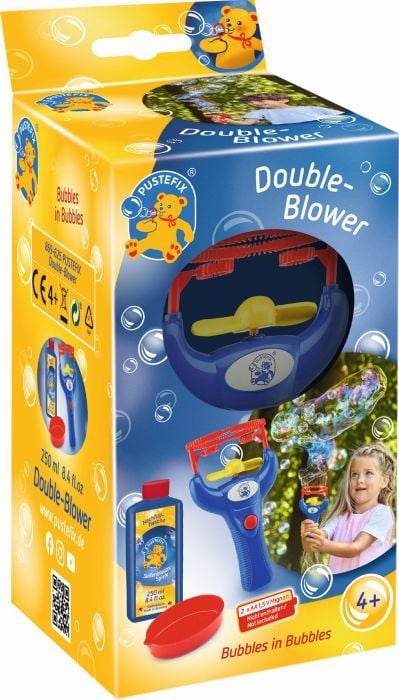 Produktbild: PUSTEFIX Double-Blower Ventilator, Seifenblasen Spa&szlig; mit h&ouml;chstem Spielwert