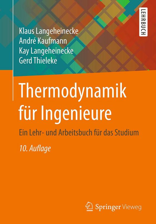 Produktbild: Thermodynamik f&uuml;r Ingenieure