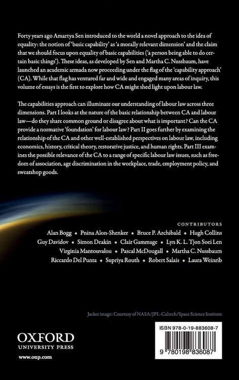 Produktbild: Capability Approach To Labour Law C