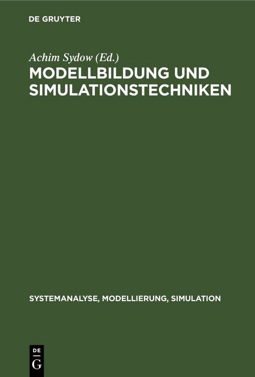 Produktbild: Modellbildung und Simulationstechniken