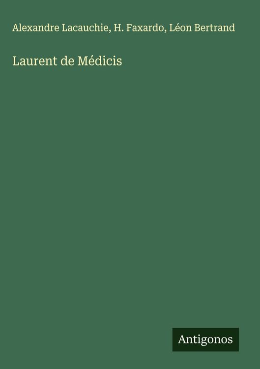 Produktbild: Laurent de M&eacute;dicis