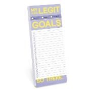 Produktbild: My Legit Goals Make-a-List Pad