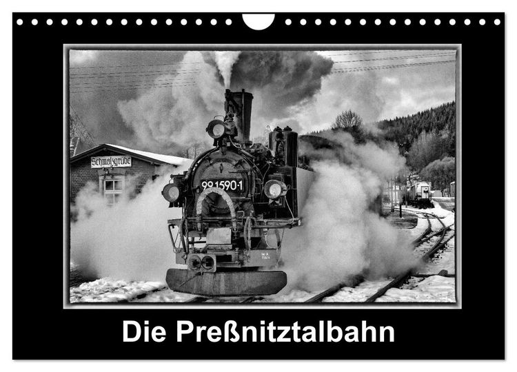 Produktbild: Die Pre&szlig;nitztalbahn (Wandkalender 2026 DIN A4 quer), CALVENDO Monatskalender
