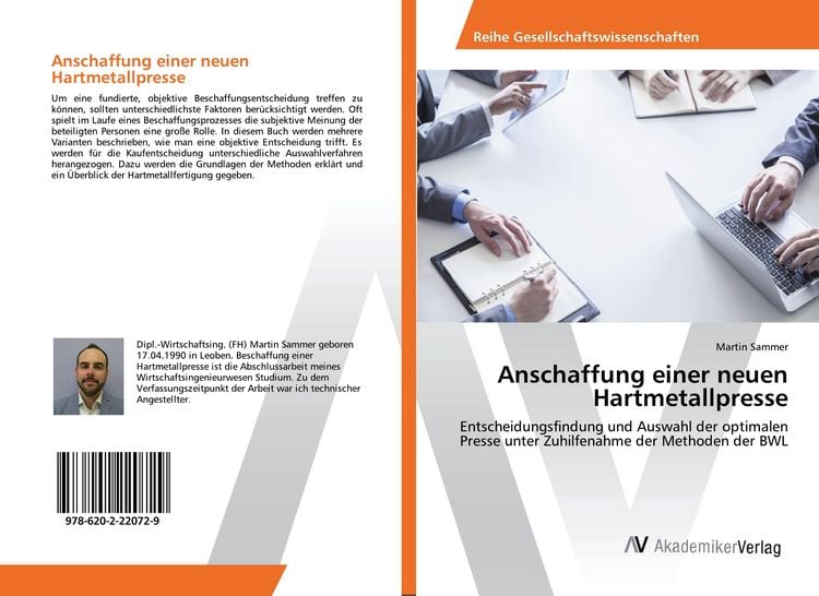 Produktbild: Anschaffung einer neuen Hartmetallpresse