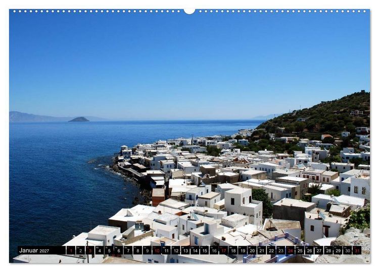 Produktbild: Griechische Inseln (Wandkalender 2027 DIN A2 quer), CALVENDO Monatskalender