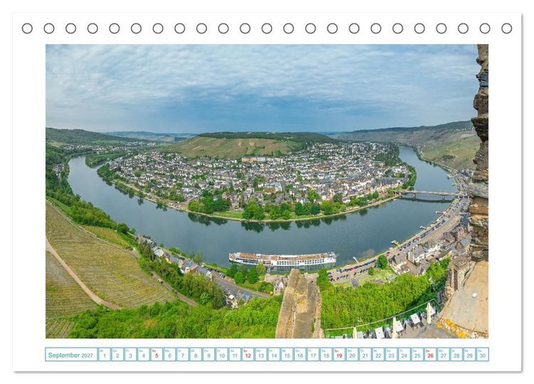 Produktbild: Naturwunder - Deutschlands Flussschleifen (Tischkalender 2027 DIN A5 quer), CALVENDO Monatskalender