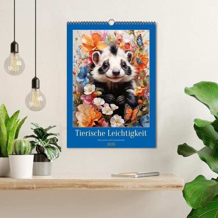 Produktbild: Tierische Leichtigkeit (Wandkalender 2026 DIN A3 hoch), CALVENDO Monatskalender