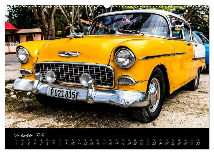 Produktbild: Kubas Klassische Automobile 2026 (Wandkalender 2026 DIN A2 quer), CALVENDO Monatskalender