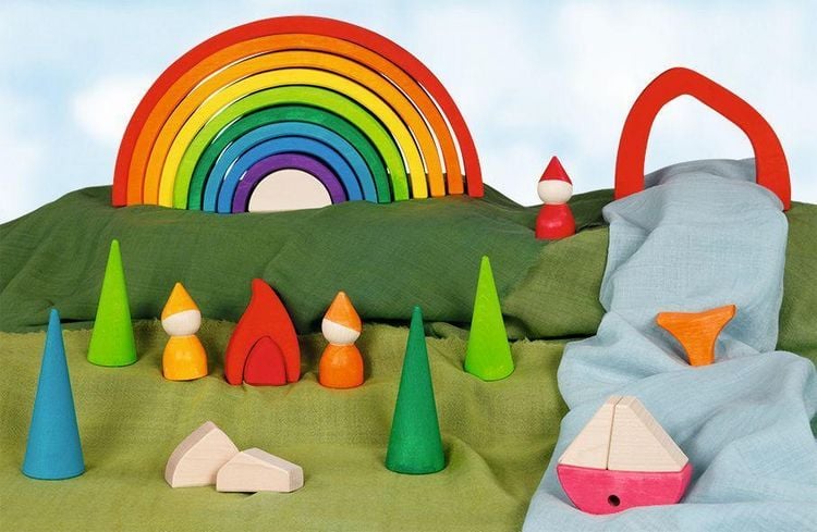 Produktbild: Bausteine Regenbogen