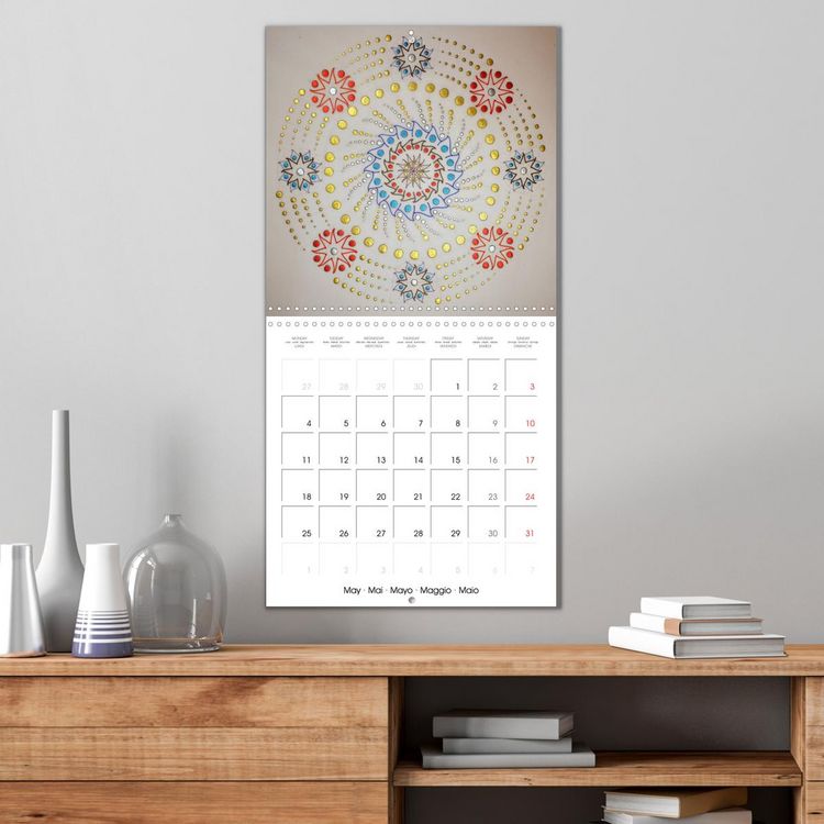Produktbild: Sacred Geometry Healing (Wall Calendar 2026 12 &times; 12 Inch) CALVENDO 12 Month Wall Calendar