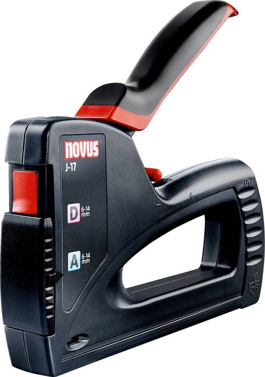 Produktbild: Novus Office J-17 dual worker 109598300 Handtacker Klammerntyp Typ 53, Typ 53F Klammernl&auml;nge 6 - 14 mm