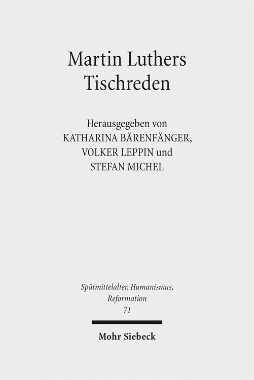 Produktbild: Martin Luthers Tischreden