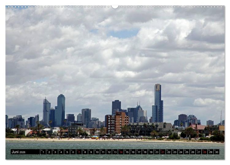 Produktbild: Melbourne (Wandkalender 2026 DIN A2 quer), CALVENDO Monatskalender