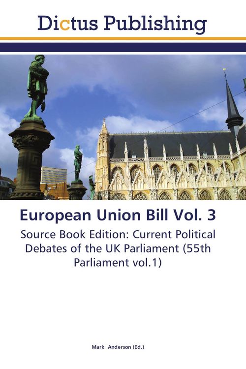 Produktbild: European Union Bill Vol. 3