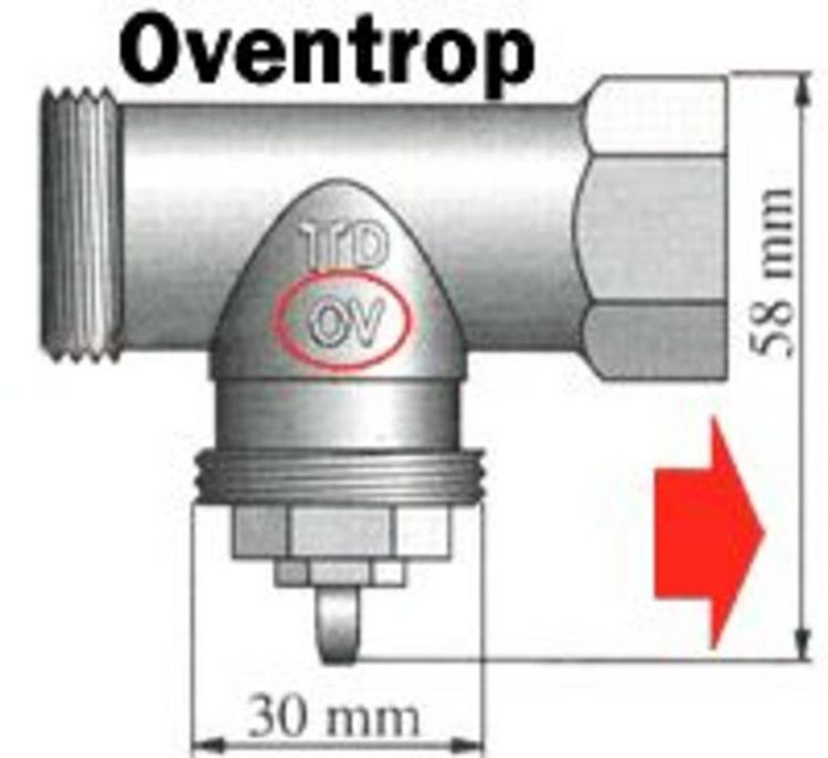 Produktbild: Eurotronic 700128 Heizk&ouml;rper-Ventil-Adapter Passend f&uuml;r Heizk&ouml;rper Oventrop