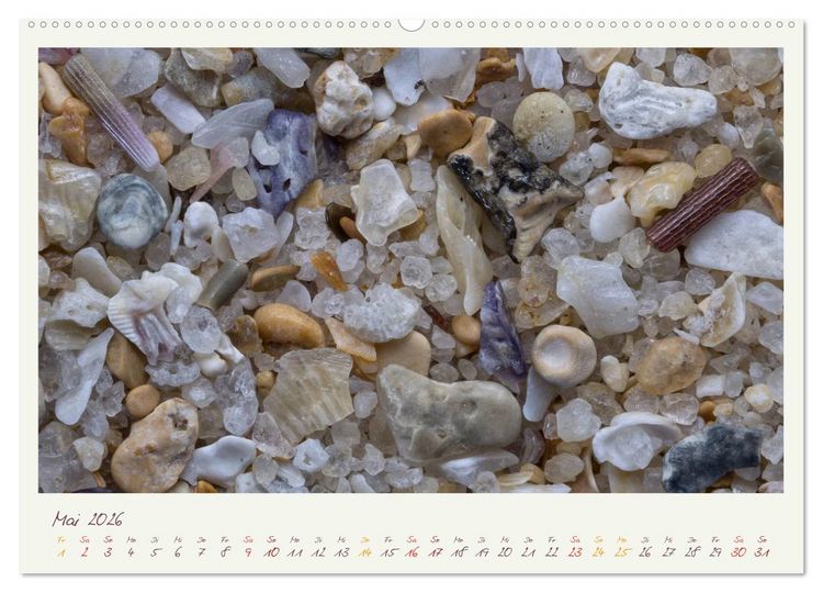 Produktbild: Abenteuer Mikrofotografie Sand (hochwertiger Premium Wandkalender 2026 DIN A2 quer), Kunstdruck in Hochglanz