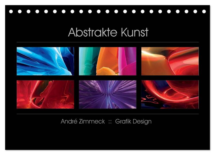 Produktbild: Abstrakte Kunst (Tischkalender 2026 DIN A5 quer), CALVENDO Monatskalender