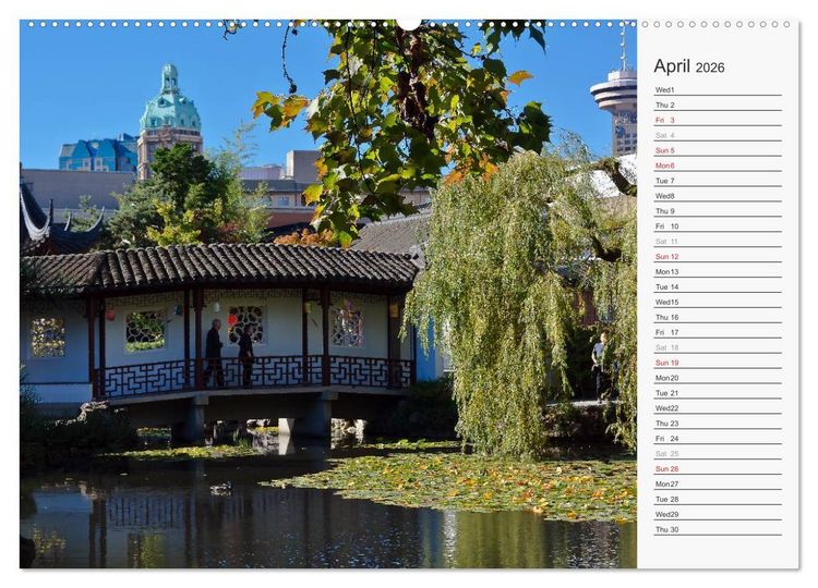 Produktbild: Vancouver Perspectives (High Quality Premium Wall Calendar 2026 DIN A2 landscape),CALVENDO 12 Month Wall Calendar