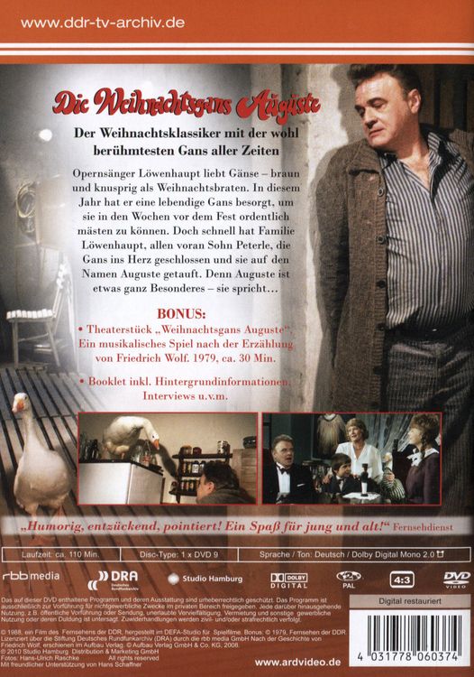 Produktbild: Die Weihnachtsgans Auguste