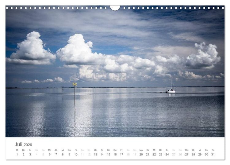 Produktbild: Amrum - Nordseeinsel im Wechsel der Gezeiten (Wandkalender 2026 DIN A3 quer), CALVENDO Monatskalender