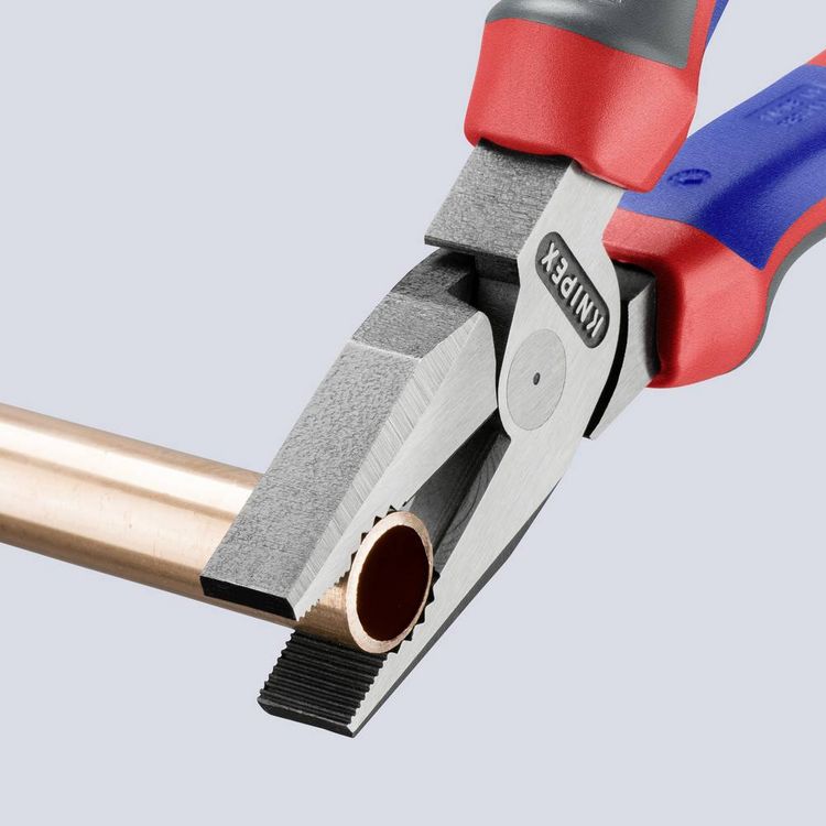 Produktbild: Knipex 02 02 200 Werkstatt Kraft-Kombizange 200mm DIN ISO 5746