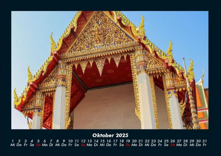Produktbild: Tempel 2025 Fotokalender DIN A4