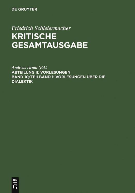Produktbild: Vorlesungen &uuml;ber die Dialektik