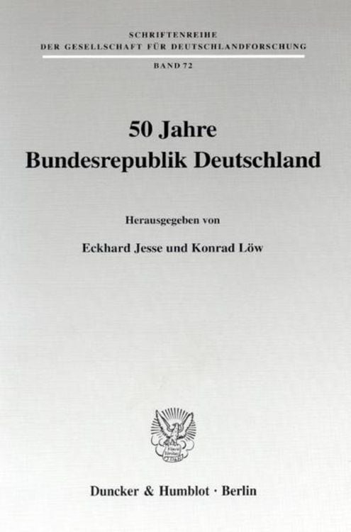 Produktbild: 50 Jahre Bundesrepublik Deutschland.
