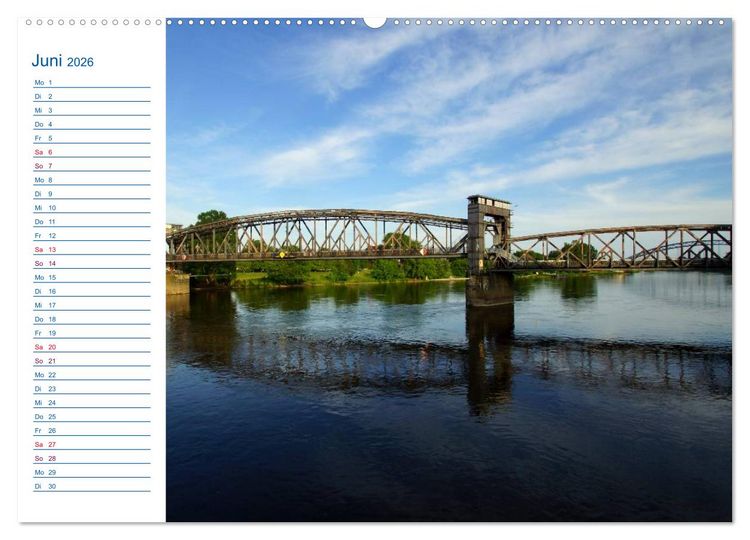 Produktbild: Magdeburg und Umgebung 2026 (hochwertiger Premium Wandkalender 2026 DIN A2 quer), Kunstdruck in Hochglanz
