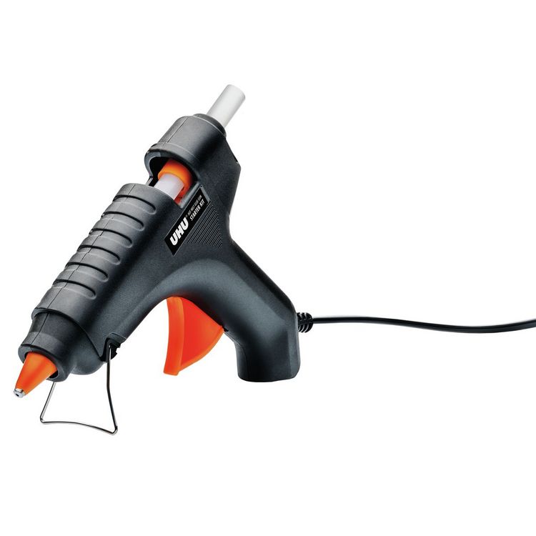 Produktbild: UHU Klebepistole Starter Kit Hot melt mit 6 Patronen Faltschachtel