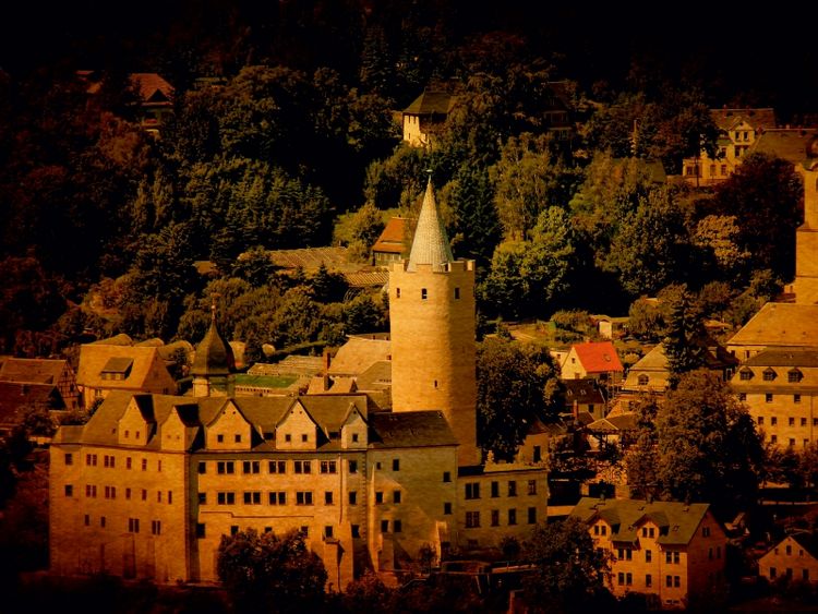 Produktbild: CALVENDO Puzzle Stadtansicht Zschopau 1000 Teile Lege-Gr&ouml;&szlig;e 64 x 48 cm Foto-Puzzle Bild von Heike Hultsch